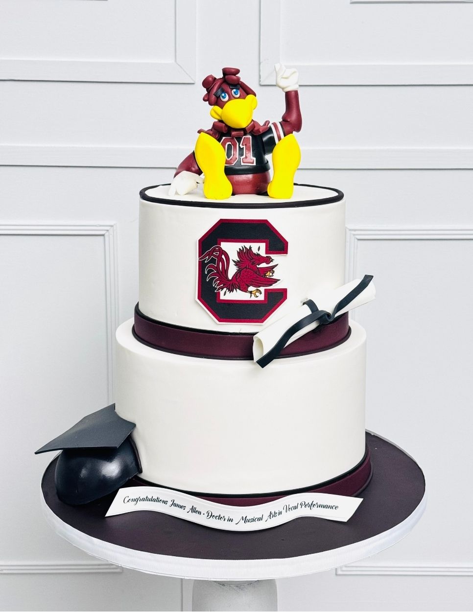 Graduation Cake made by dflavorcc in bluffton sc