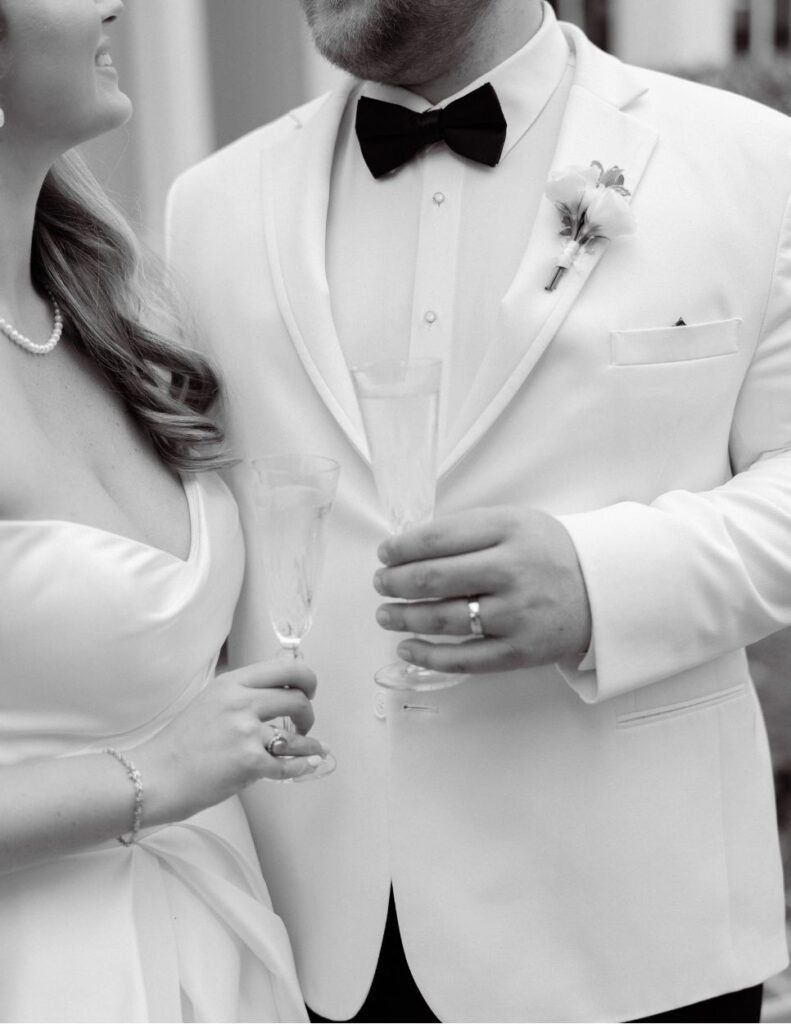 Couple Portrail in a luxury wedding at Kirt Mansion in Bluffton SC