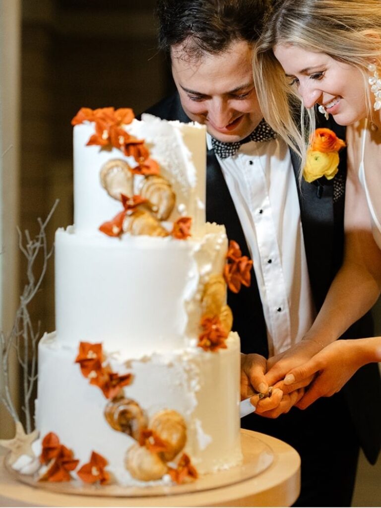 Luxury Wedding Cake at the Onmi Resort in Hilton Head Island SC