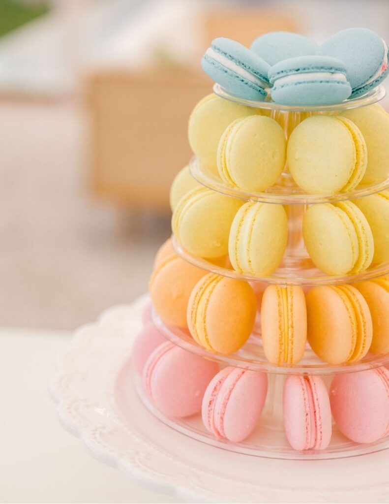 Curated dessert bar for a Lowcountry wedding at May River Manor in Bluffton SC