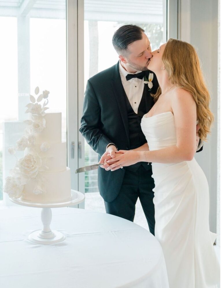 Luxury wedding cake at The Westin Hilton Head Island Resort & Spa SC